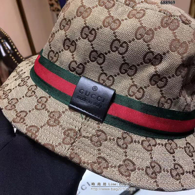 GUCCI古馳 經典款 漁夫帽 688969 LLWJ5771